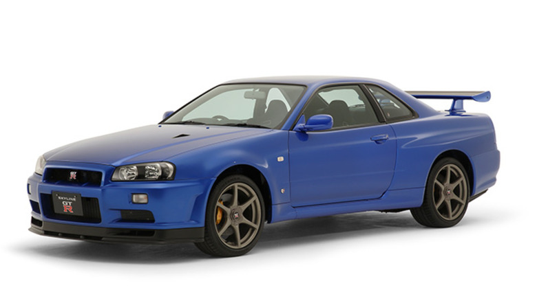 Nissan Skyline GT-R R34 V-Spec II In Bayside Blue