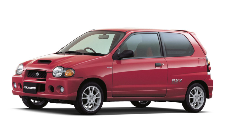 1999 Suzuki Alto Works RS-Z 3 Door in red
