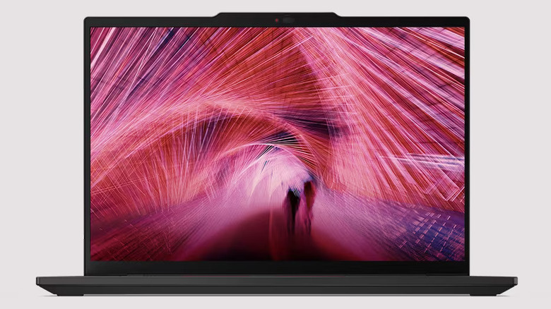 The Lenovo Thinkpad T14s laptop with Snapdragon chipset