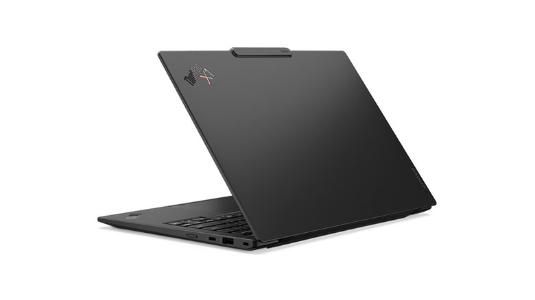 Lenovo laptop on a white background