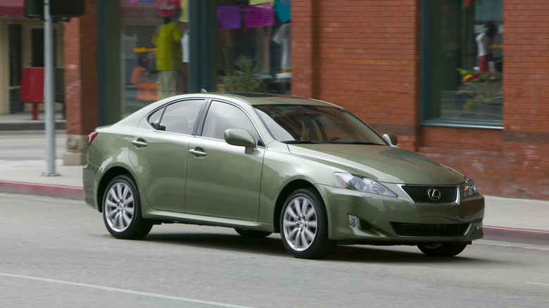 2008 Lexus IS on the road