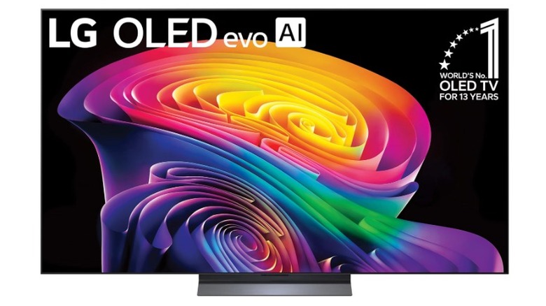 LG C6H Series OLED Evo AI on white background
