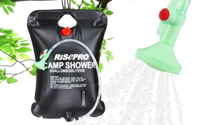 portable shower bag