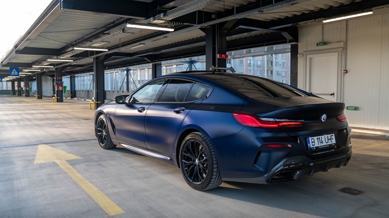 2023 BMW 8-Series parked garage