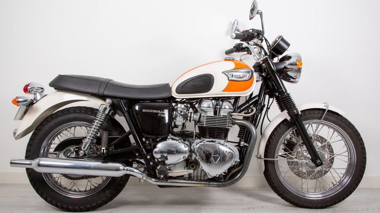a Triumph Bonneville