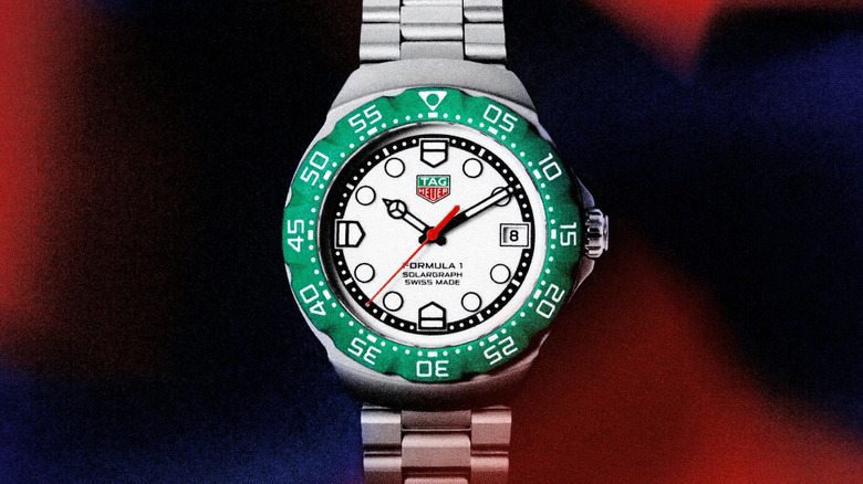 Close up of dial on new F1