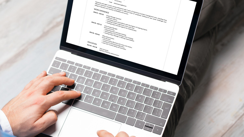 Text on MacBook