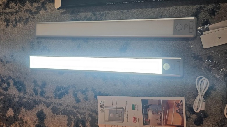 Close up motion sensor light