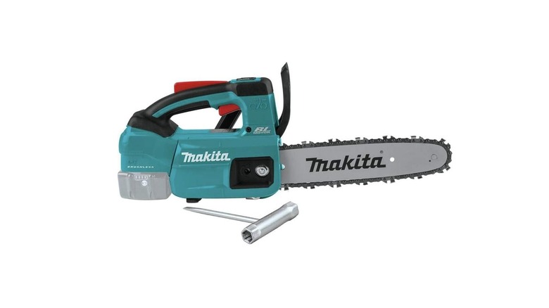 Makita top handle chain saw