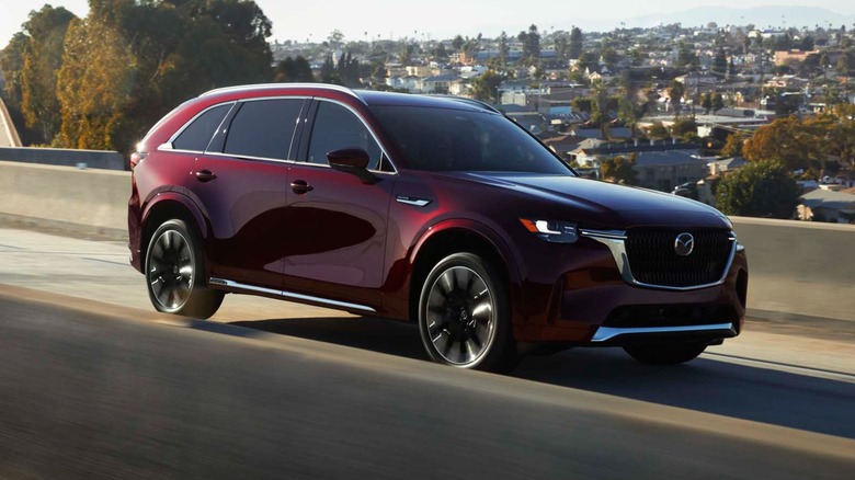 2024 Mazda CX-90 on highway