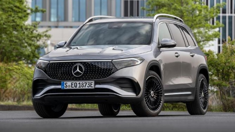 Mercedes-Benz EQB 300 4MATIC on display