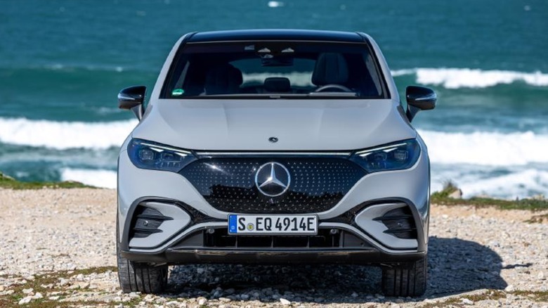 2023 Mercedes-Benz EQE SUV near ocean