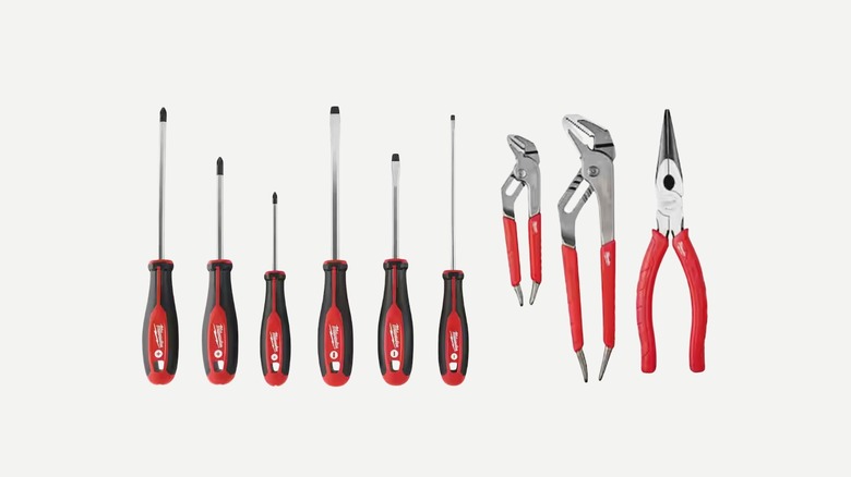 Milwaukee 9-Piece Electrician's Screwdriver and Pliers Set