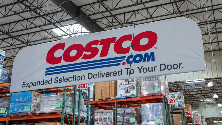 Costco.com signage in Costco store