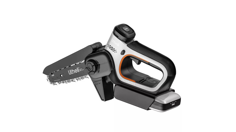 Litheli 20V Cordless Mini Chainsaw against white background