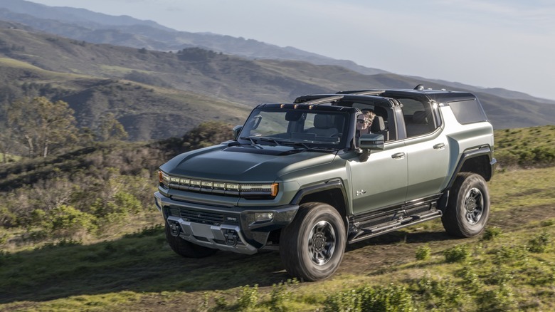 2024 Hummer EV SUV Shown With Sky Panels Removed