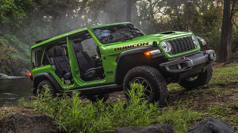 2026 Jeep Wrangler Rubicon Shown In Mojito Clear-Coat With Sky One-Touch Power Top