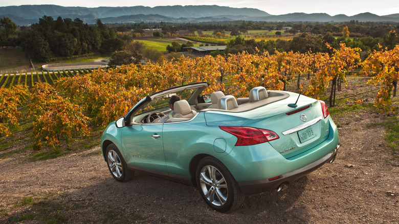 2013 Nissan Murano CrossCabriolet Shown Parked In A Vineyard