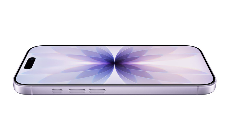 iPhone 17 on a white background