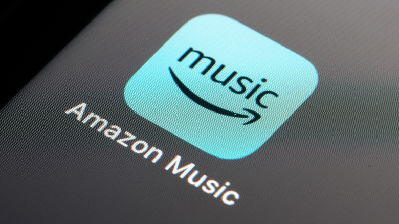Amazon Music app on iPhone home screen