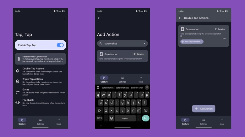 Configuring Double Tap and Triple Tap gestures in Tap, Tap.
