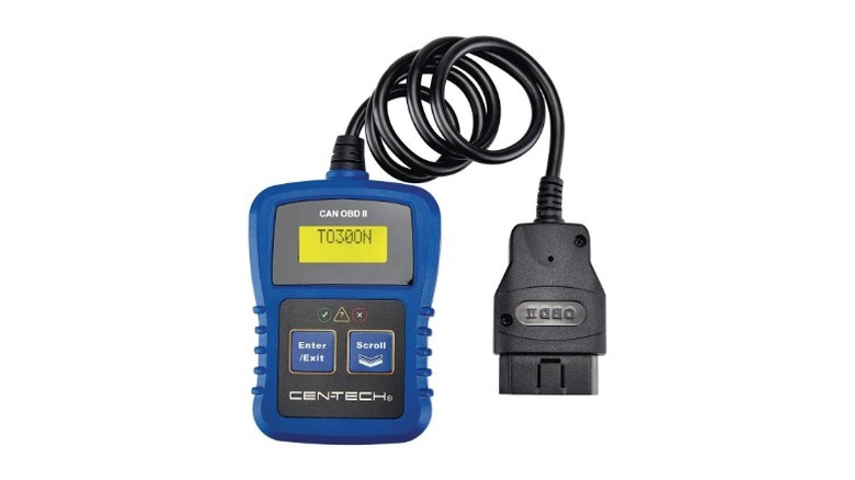 Cen-Tech OBD2 Code Reader on a white background