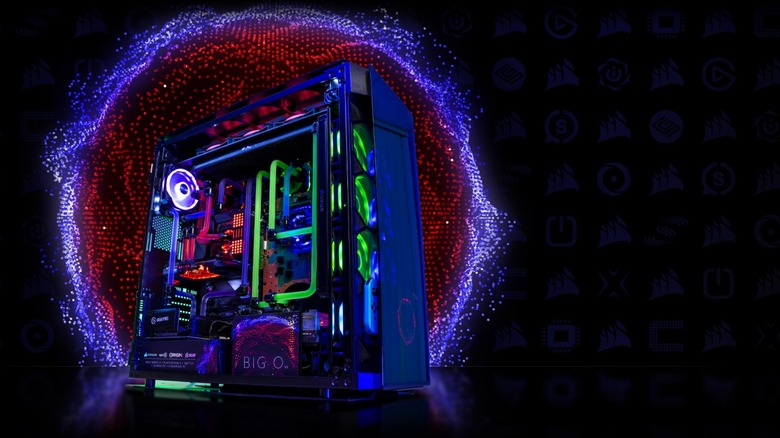 Origin PC Big O computer on display