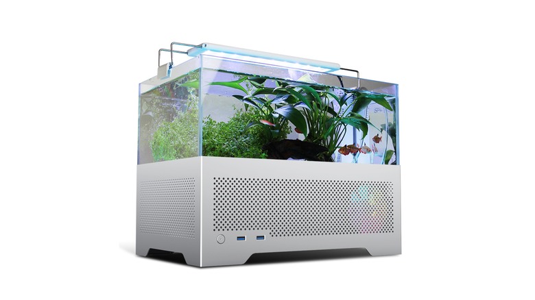 MetalFish Y2 PC case on display