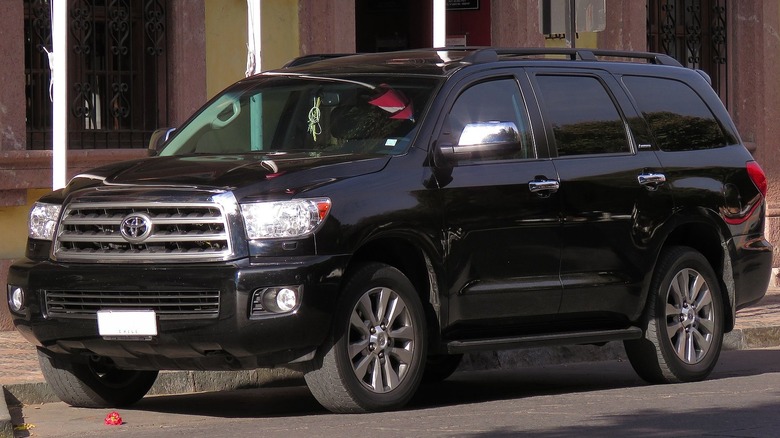 black 2016 Toyota Sequoia Limited