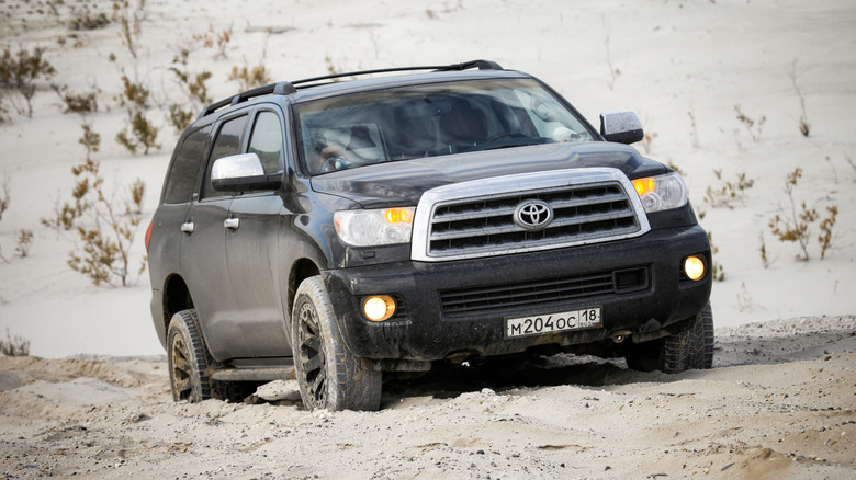 black Toyota Sequoia