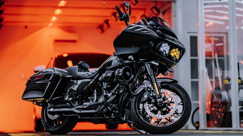 Black custom Road Glide