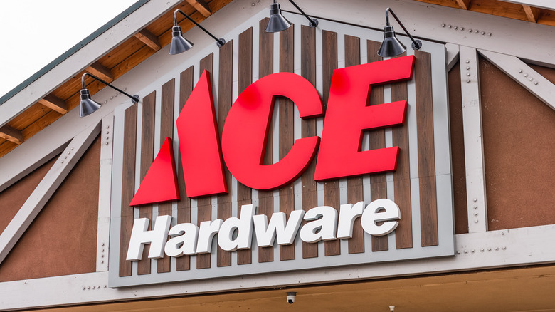 Ace Hardware store sign