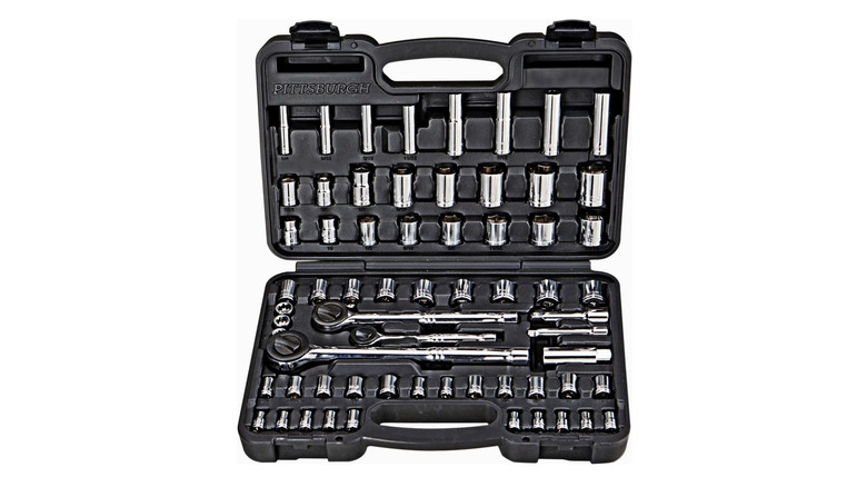pittsburgh socket set in container