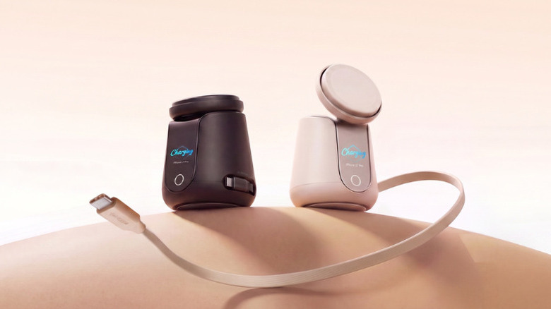 Anker MagStand Charging Station with a retractable cable
