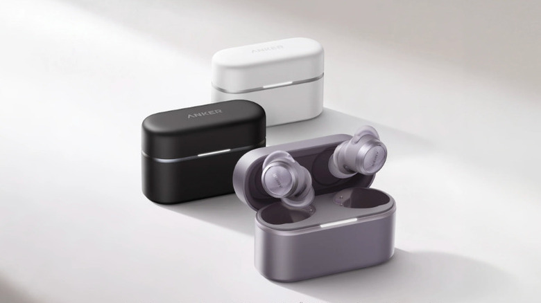 Anker Soundcore Liberty Buds 2 earbuds with cases on a table