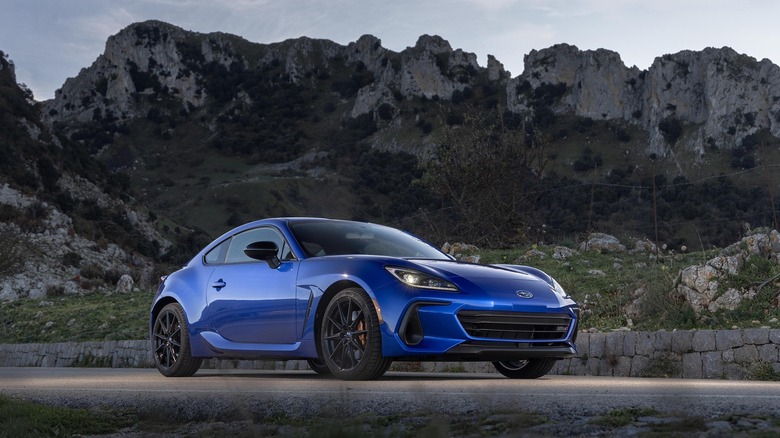 2024 Subaru BRZ parked on road