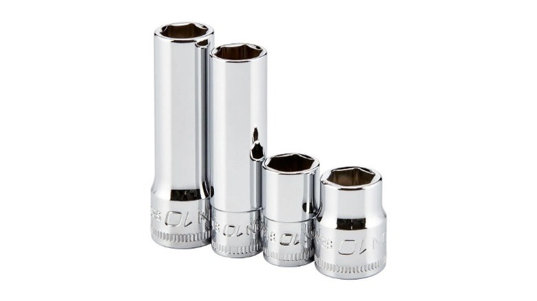 Icon 4-Piece Professional 10mm Socket Set on white background