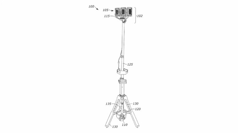 Patent image for Milwaukee Work Light with Control Based on Context Detection