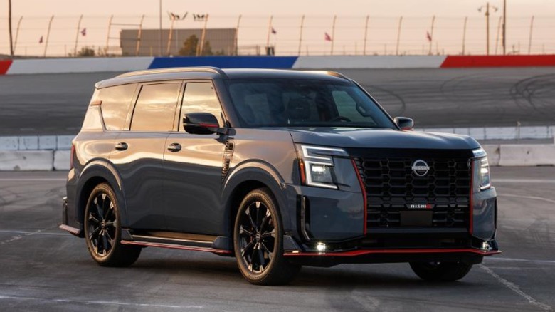 2026 Nissan Armada on track