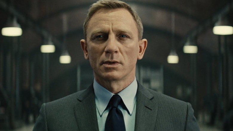 James Bond at MI6 headquarters