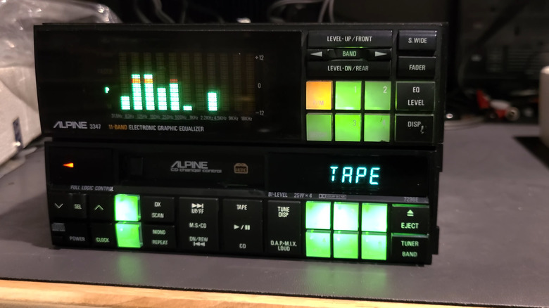Alpine 7296E head unit and 3347 equalizer