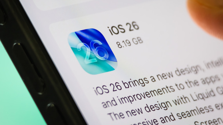 iOS 26 files on iPhone ready to download