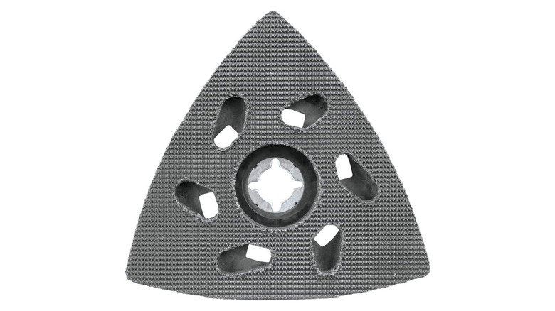 Image of a Makita sanding pad with a white background