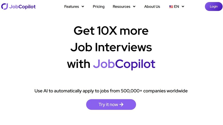 JobCopilot claims screenshot