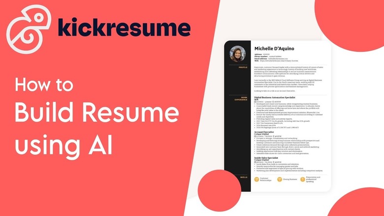 Kickresume AI resume builder