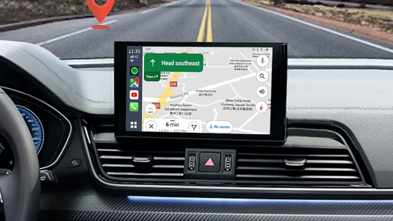 Tela do Android Auto