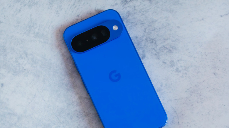 Google Pixel 10 placed on a flat surface