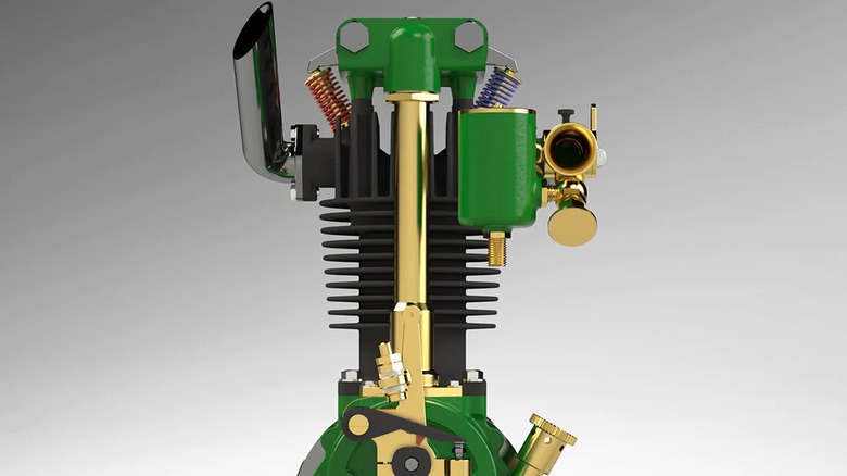  MUSA Red Dog model engine