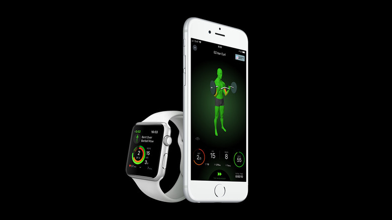 Gymaholic app Watch iPhone