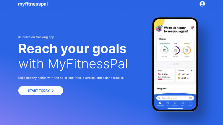 MyFitnessPal website